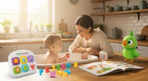 Why Simple Q&A During Bath Time Works Wonders for Language Learning (bath time language learning, toddler speech development)